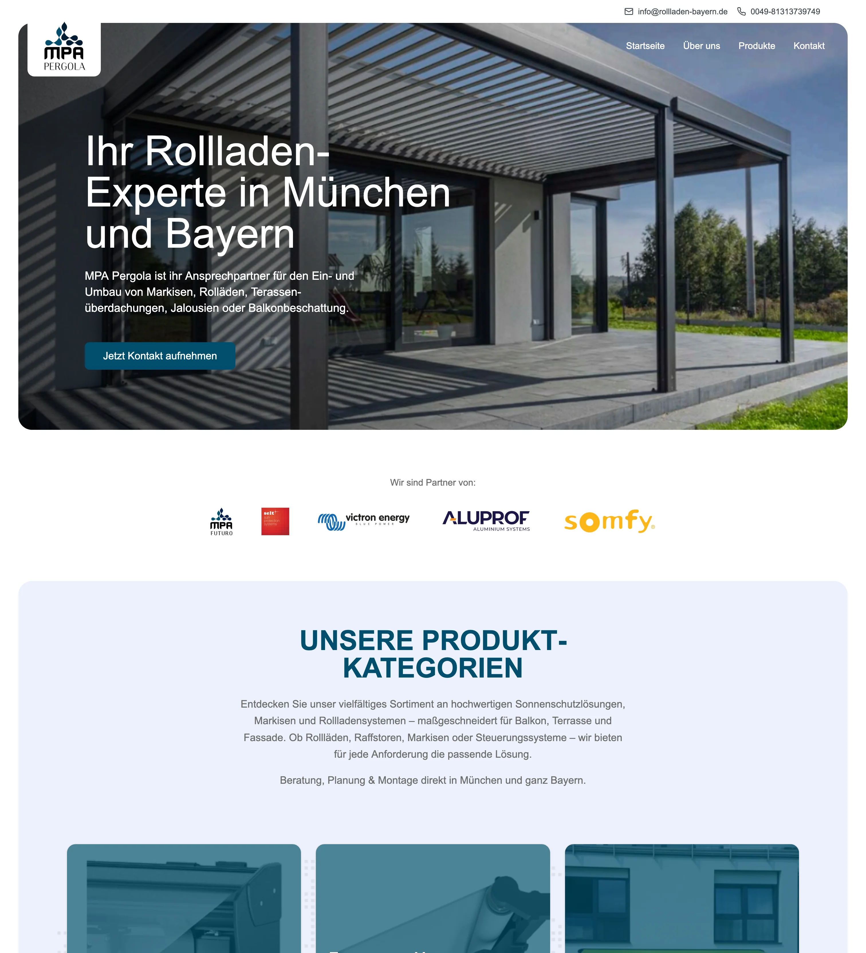 MPA Pergola website